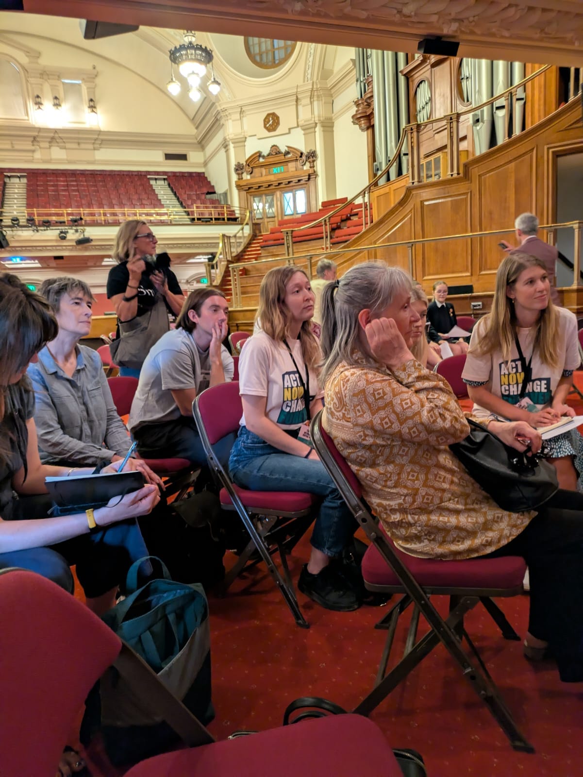 Local constituents who came to the lobby listening to discussion.