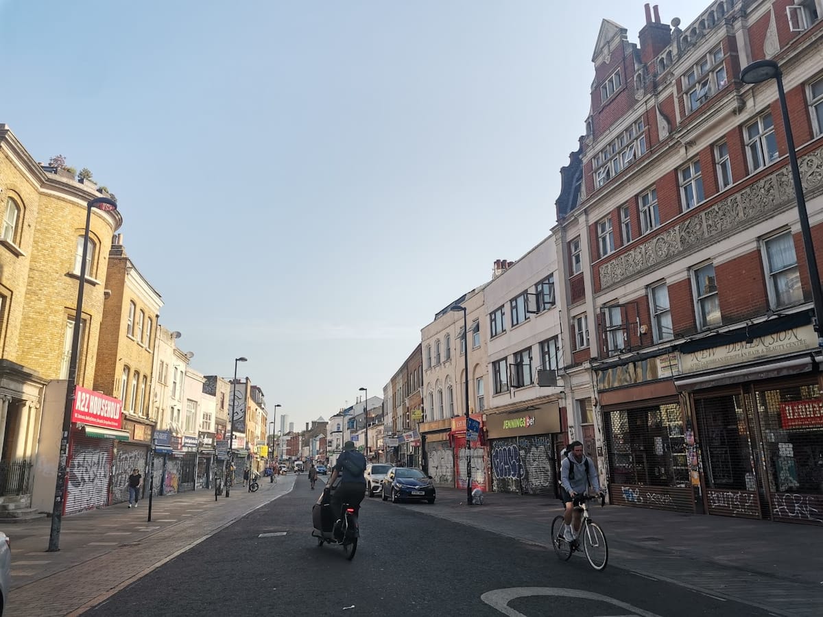 Deptford High Street - safe and healthy streets don't cause gentrification, shortage of housing does