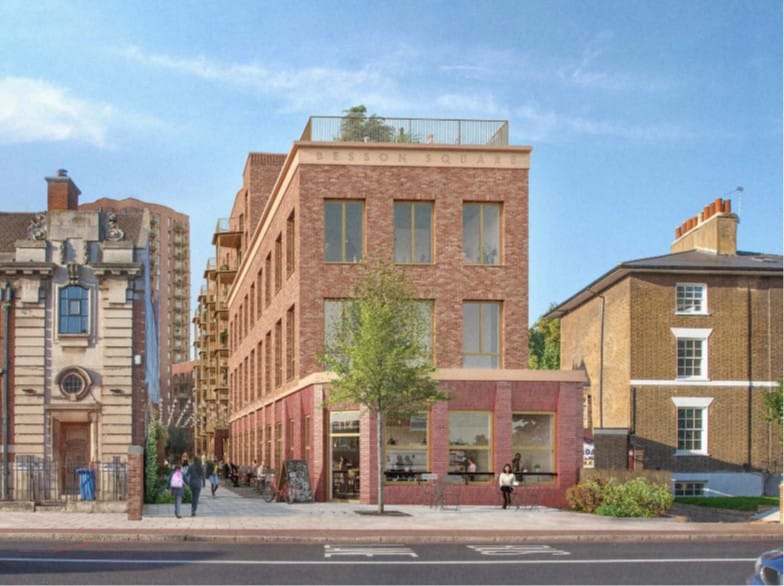 Besson Street, New Cross: plans for more homes .. and Passivhaus