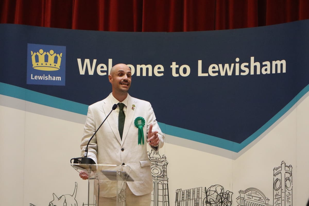 Watch: The moment the Greens won Lewisham mayor