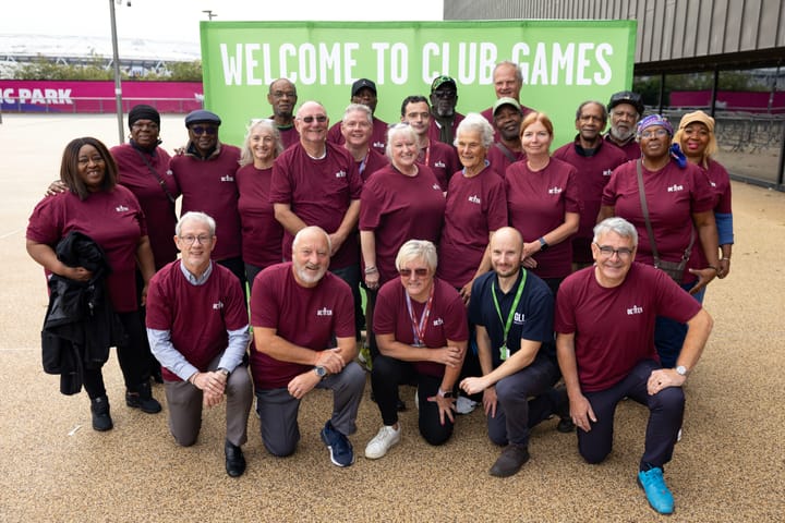 Members of Team Lewisham line up for a photo.