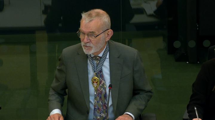 Andrew Boff speaking at London Assembly.